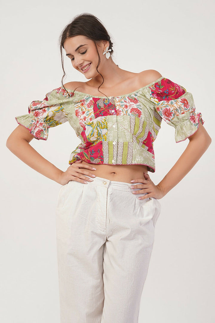 Nectarine Haze Cotton Top