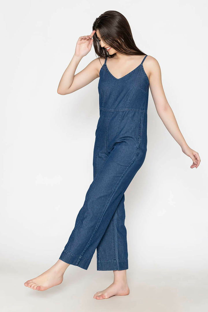Denim Blue Jumpsuit