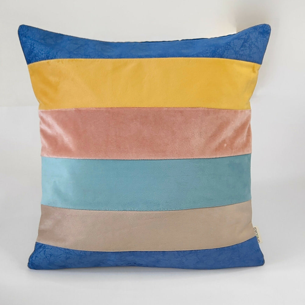 Sorbet Hues Stripes Cushion Cover