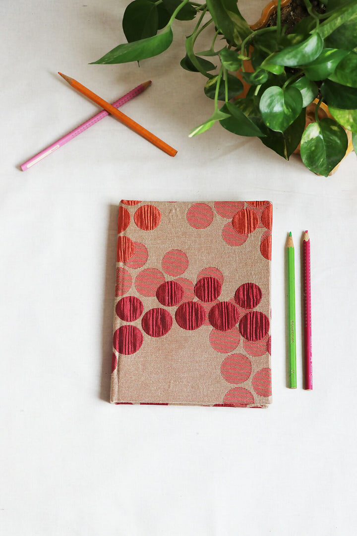 Red & Orange Dotted Notebook