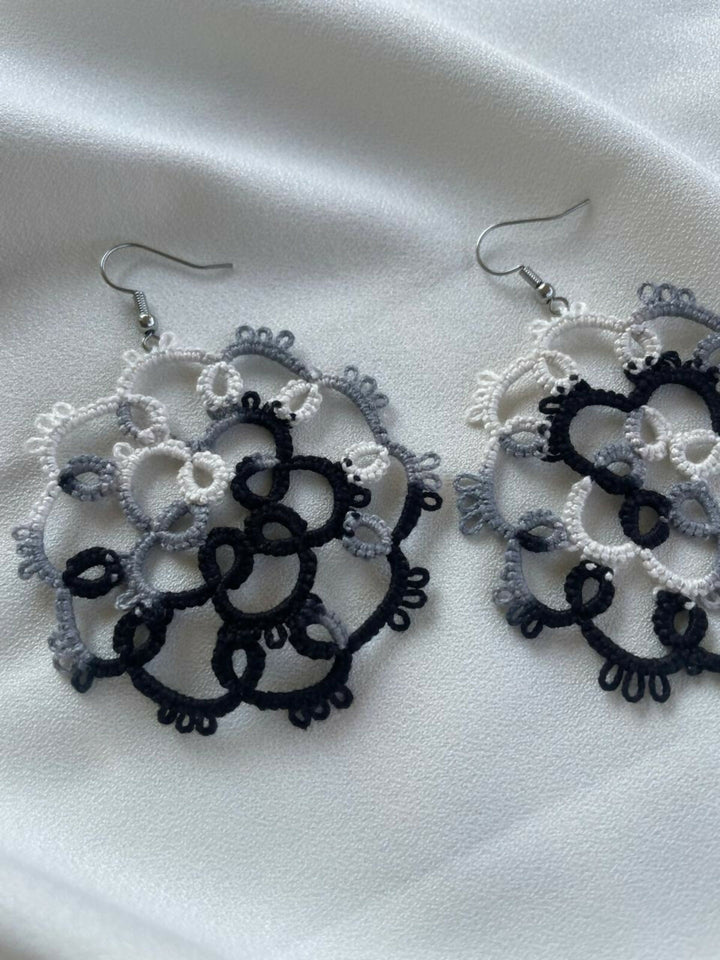 Monochrome Melody Earrings