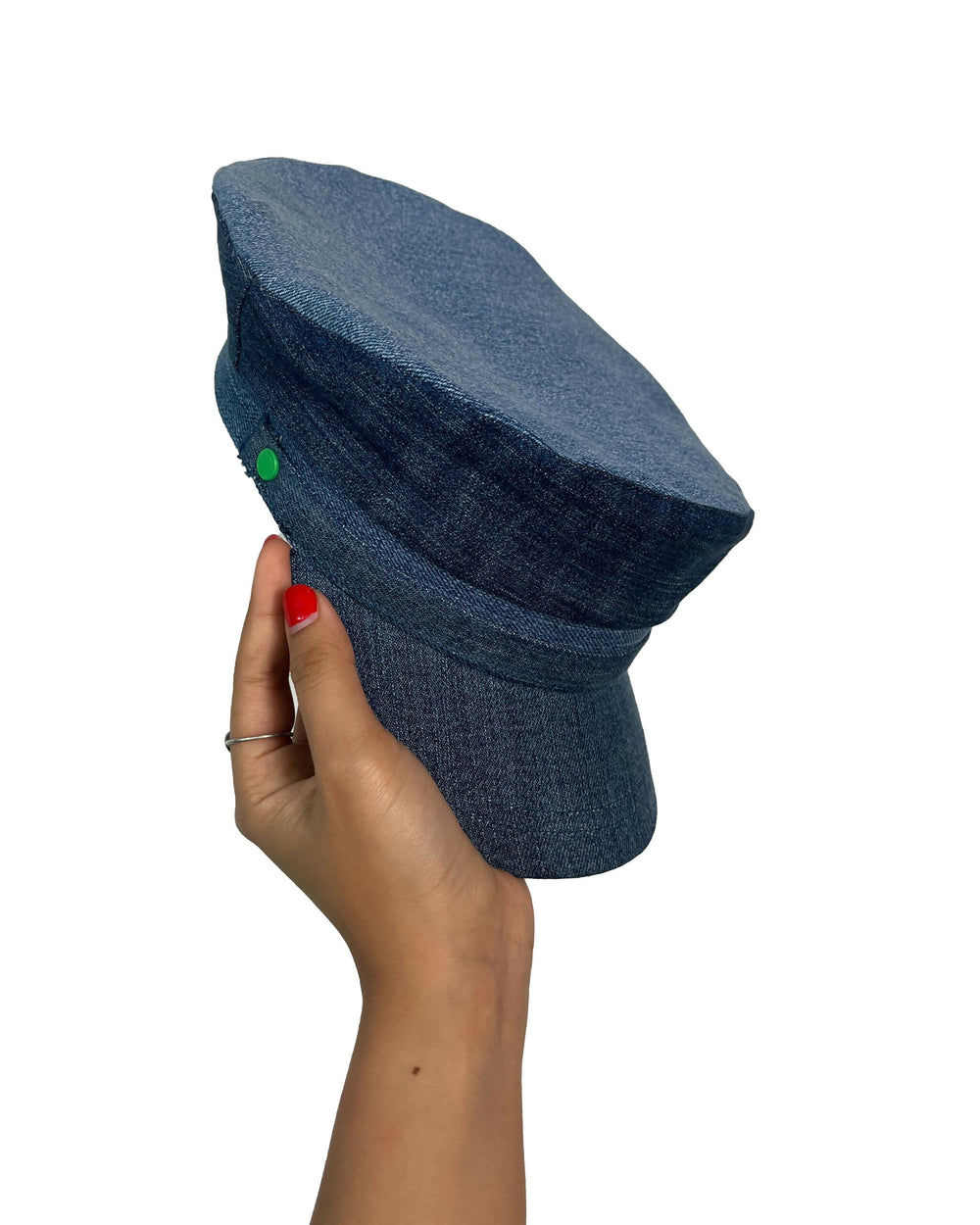 Upcycled Denim Sailor Hat