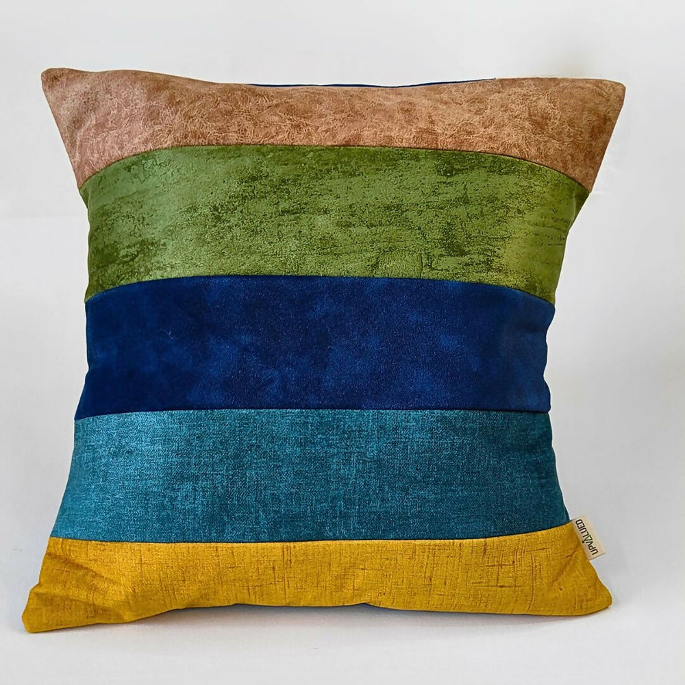 Mountain Hues Stripes Cushion Cover