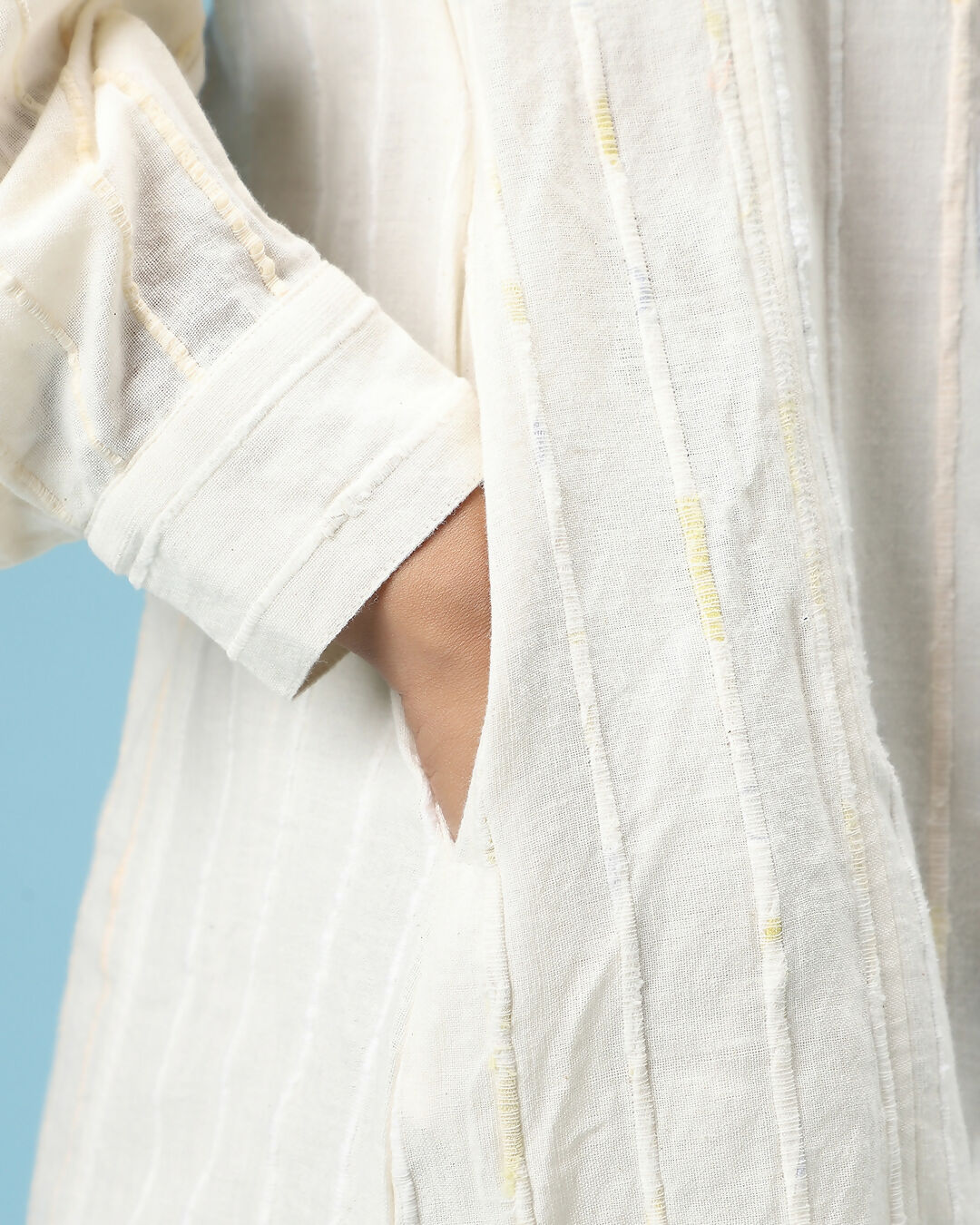 White Noise Shirt Dress