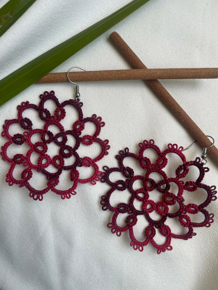 Wine Whisper Earrings