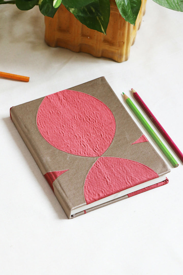 Red print notebook