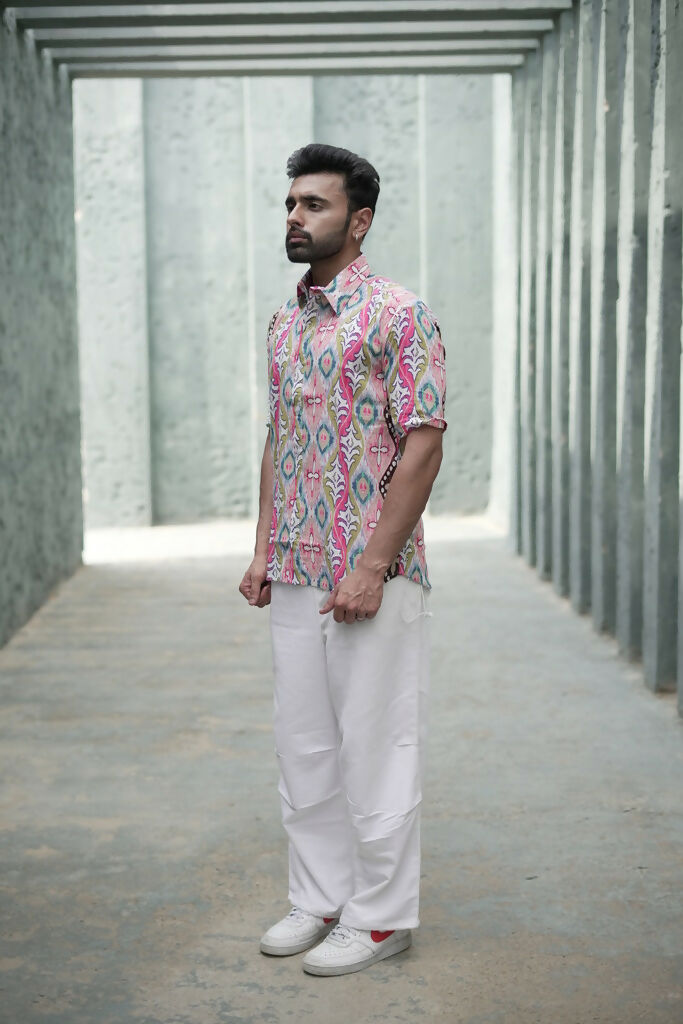 Ikkat Print Shirt