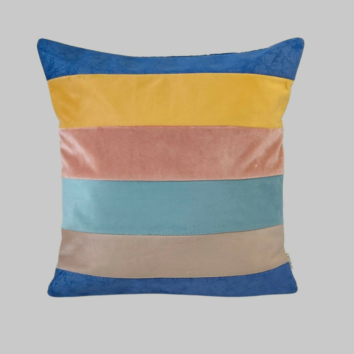 Sorbet Hues Stripes Cushion Cover