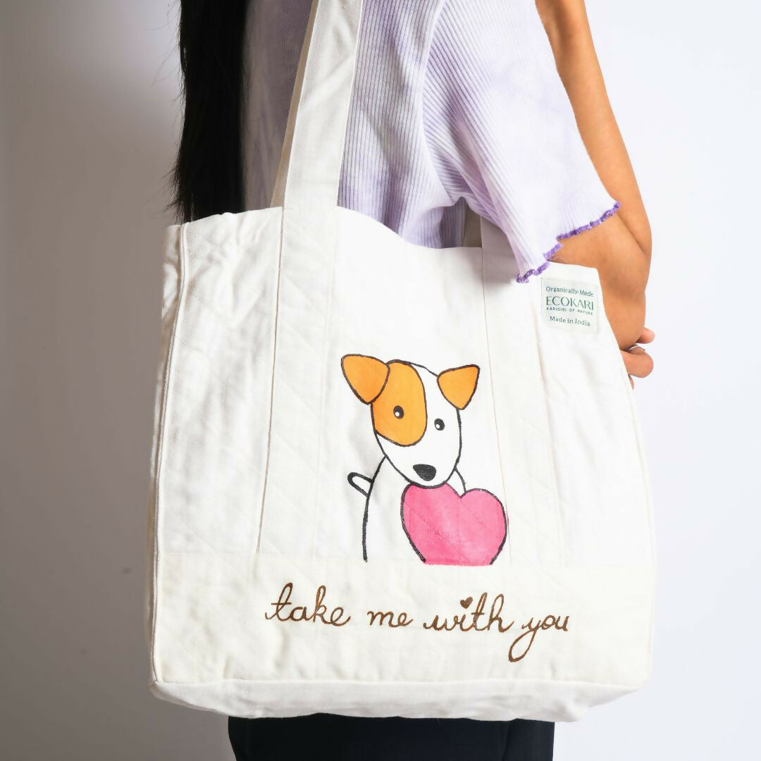 Eco-Tote Bag In Off-White