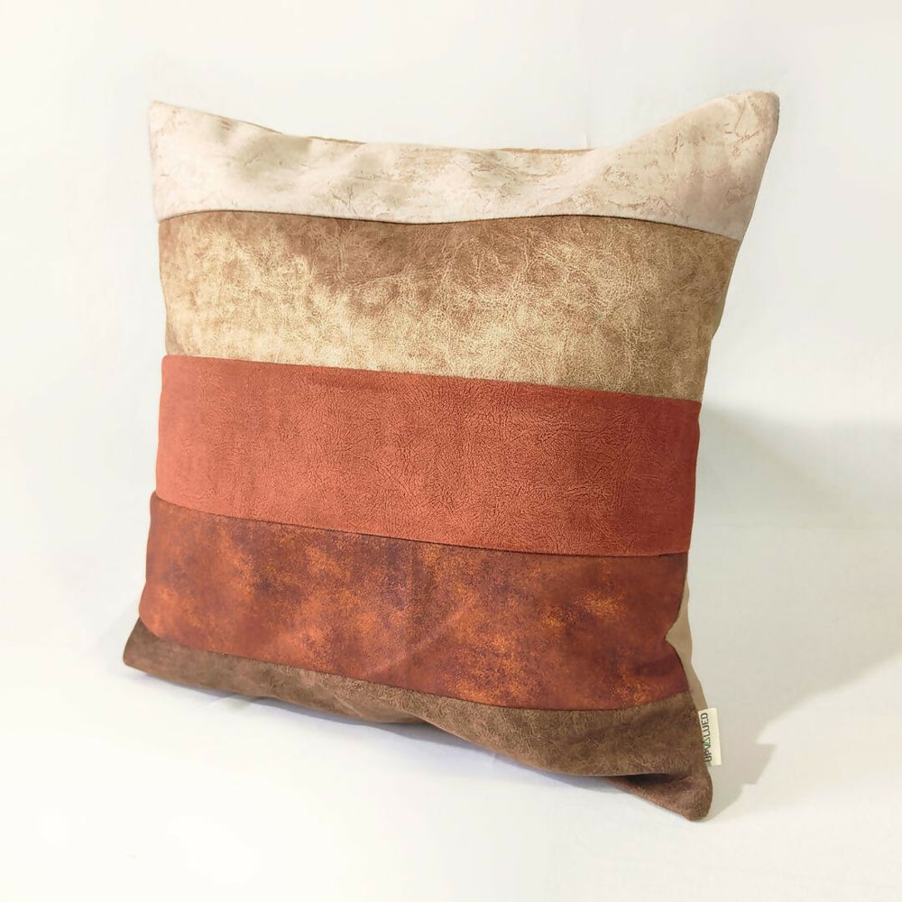 Canyon Hues Stripes Cushion Cover