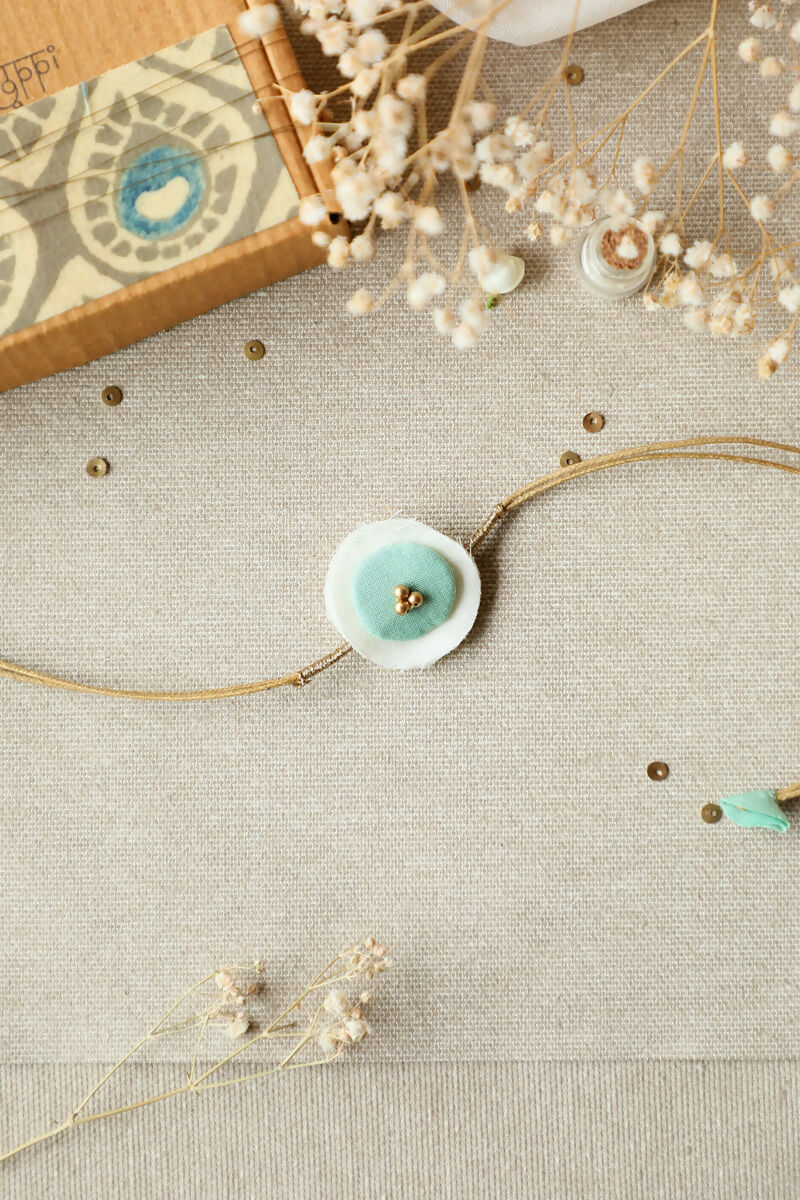 Light Green Artisanal Rakhi