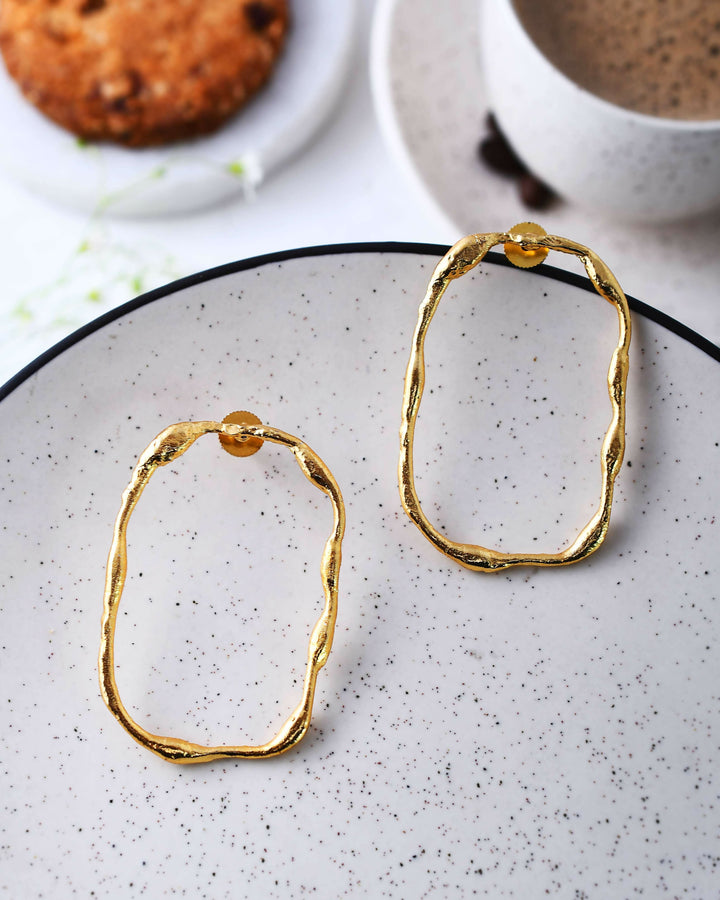 Dawn Oval Earrings