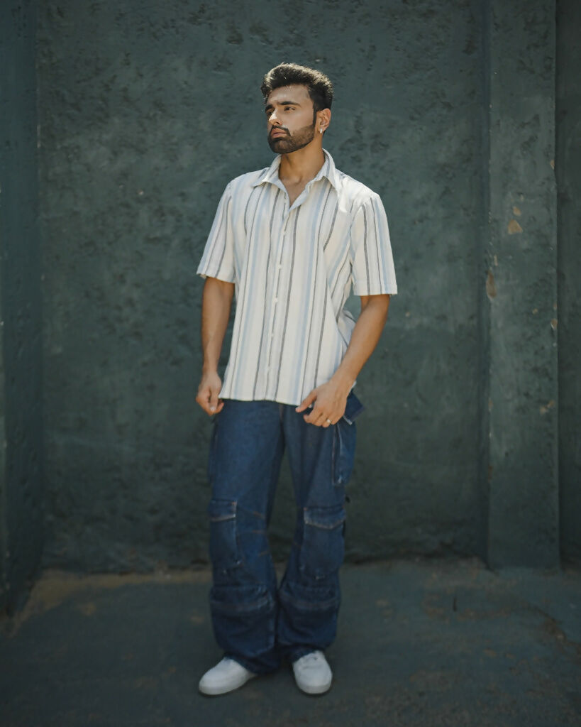 Unisex Handloom Yarn Dyed Shirt