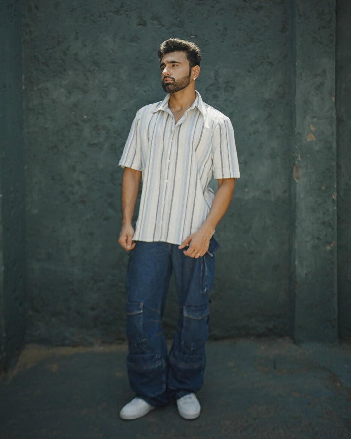 Unisex Handloom Yarn Dyed Shirt