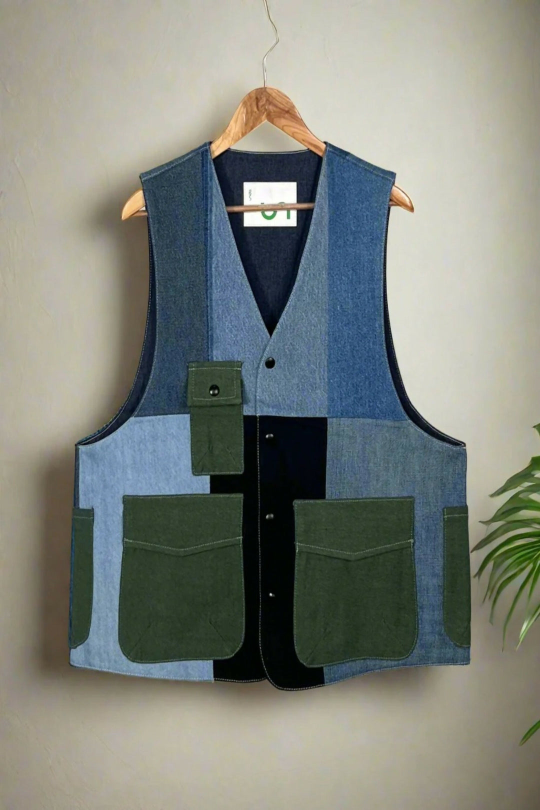 Nomad Denim Gilet Jacket