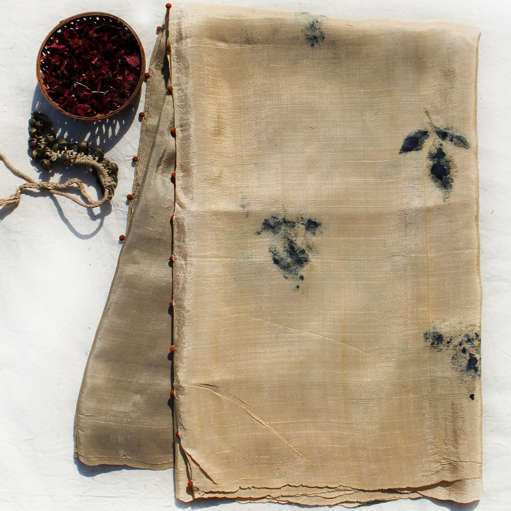Beige-Grey Shambhu Saree