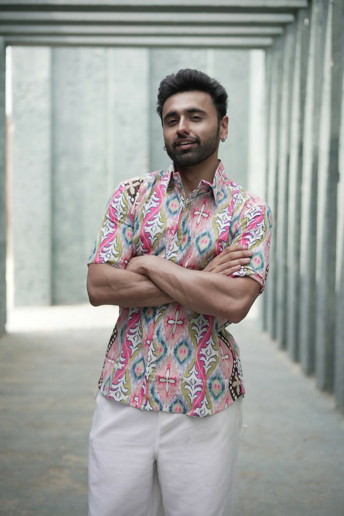 Ikkat Print Shirt