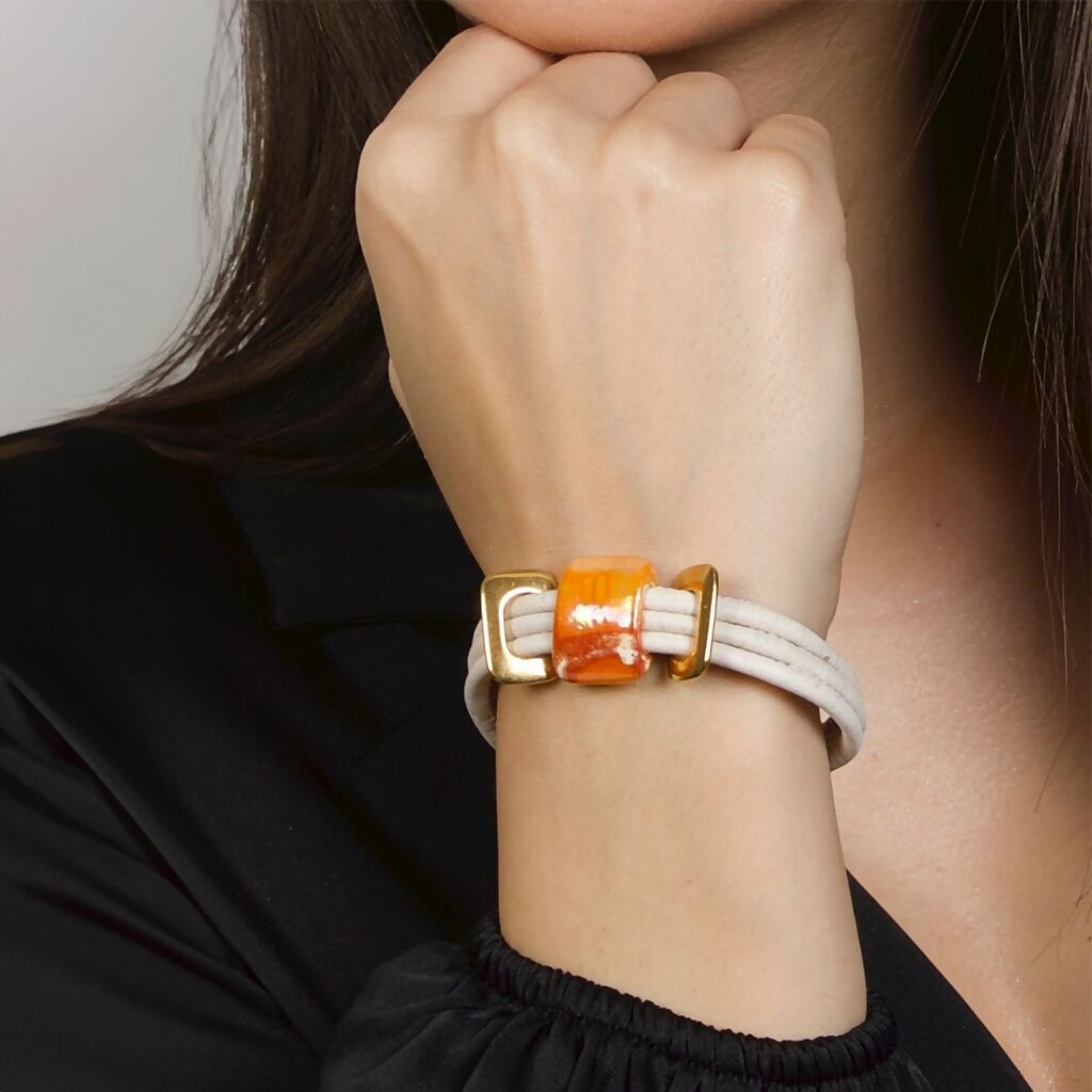 Sun and Skies Cork Bracelet