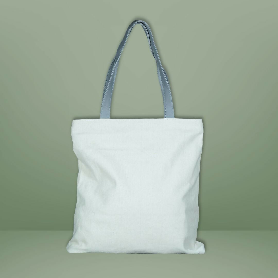 Earthy Patch Pocket Canvas Tote