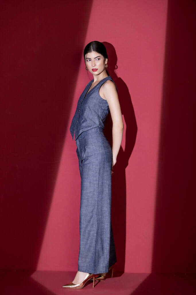 Denim Drama Coord Set