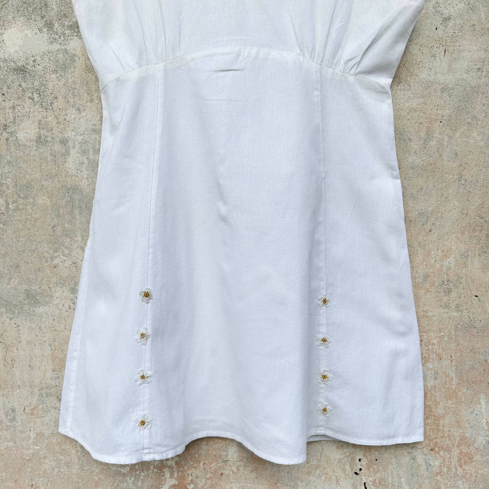 White Strappy Blouse