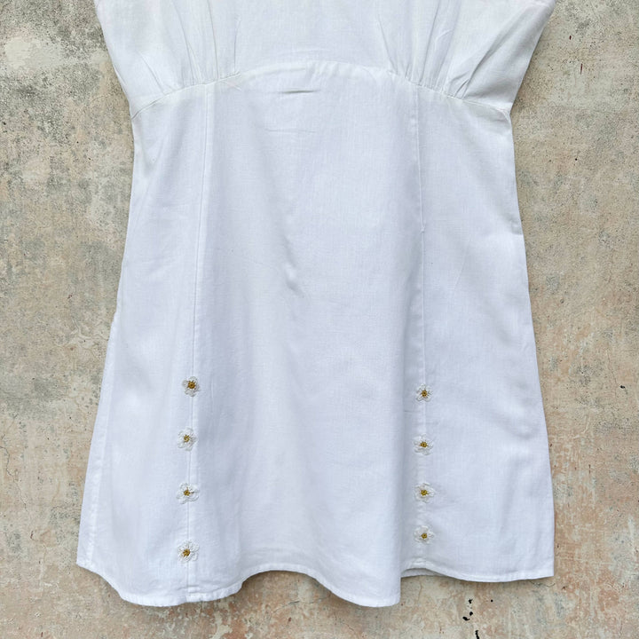 White Strappy Blouse