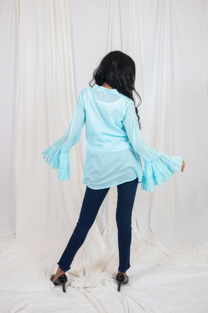 flirty pintuck top
