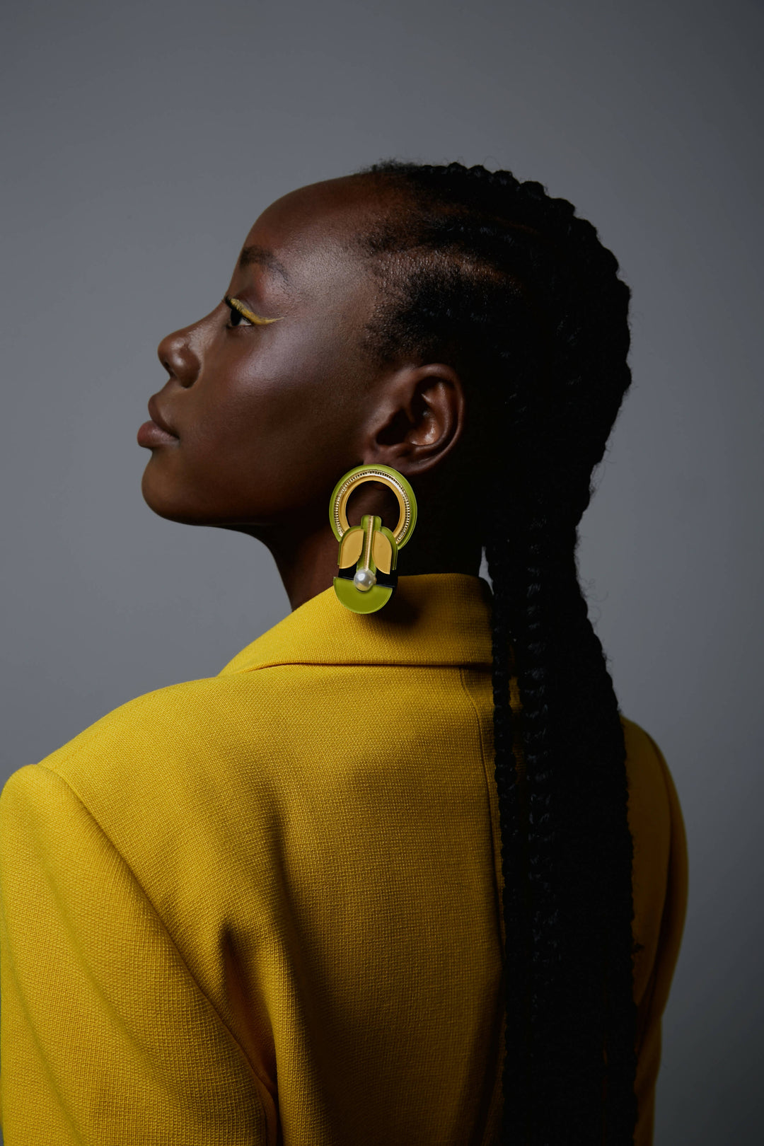Perola Yellow Earrings