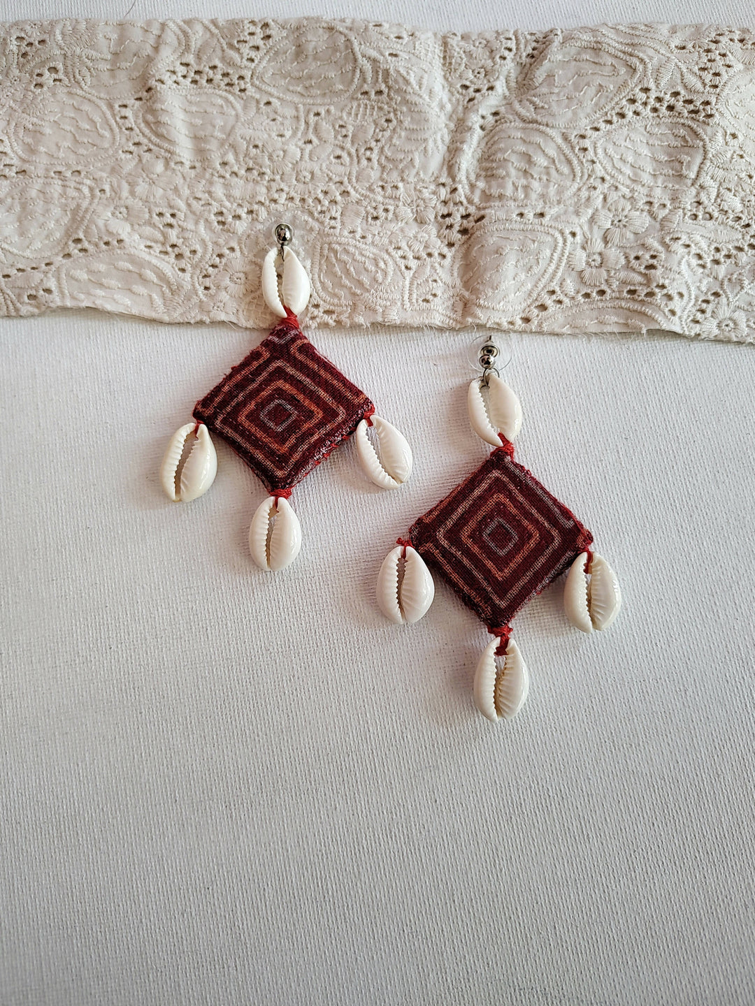 Upcycled Fabric Earrings