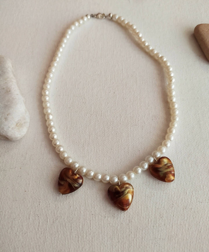 Caramel Heart Necklace