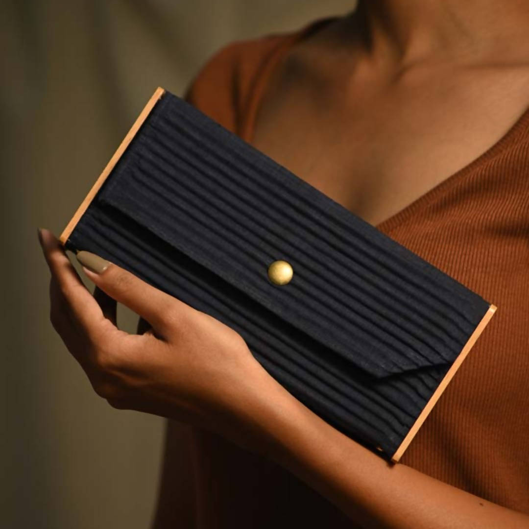 Navy Blue Mini Clutch