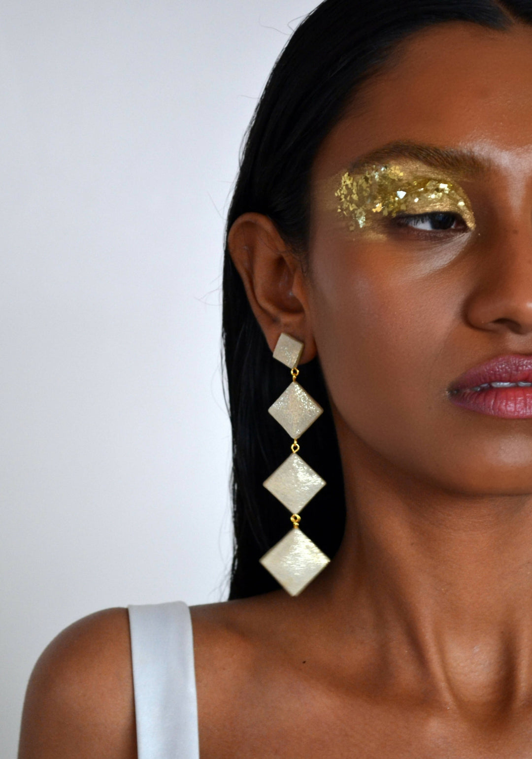 Diamond Danglers Gold