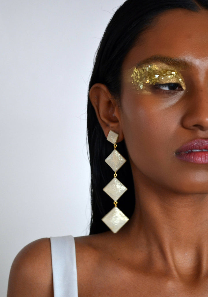 Diamond Danglers Gold