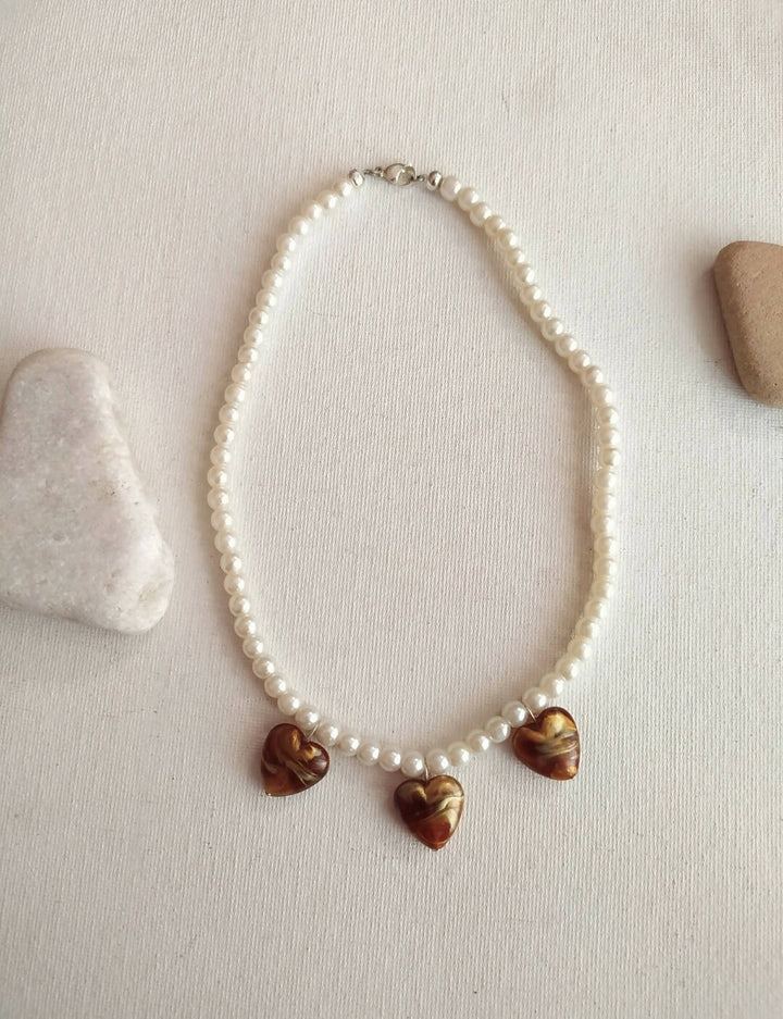 Caramel Heart Necklace