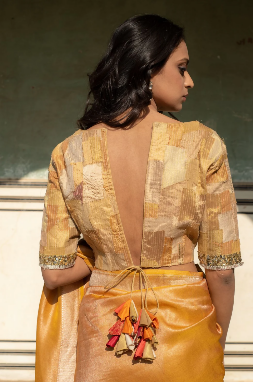 Gold-Beige Blouse
