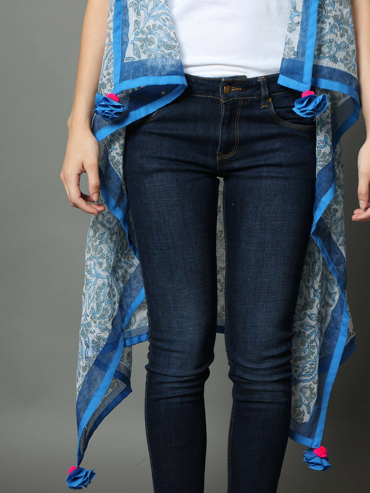 block print cape