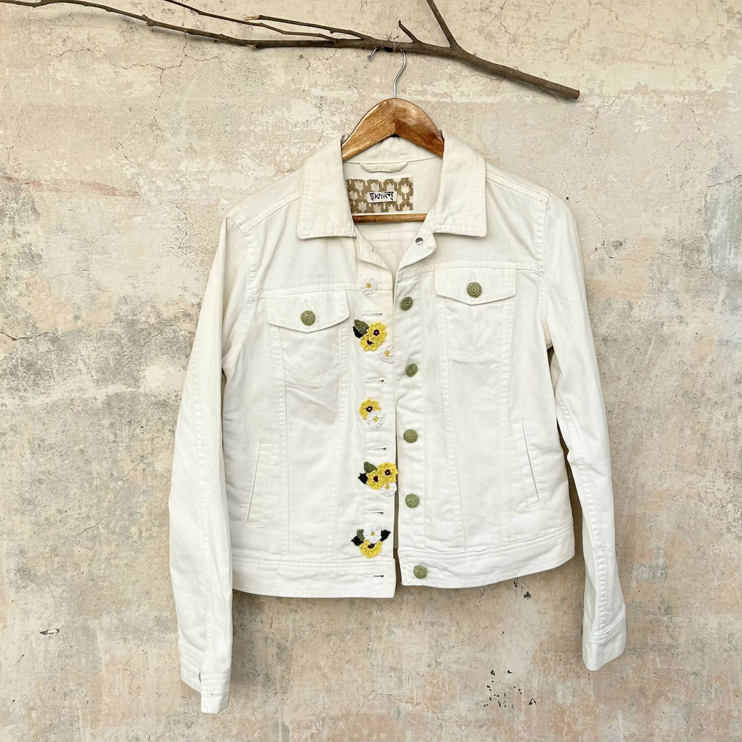 White Denim Jacket