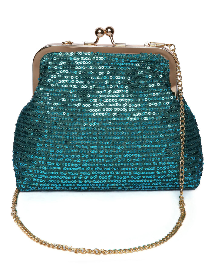 Mitwa Green Clutch