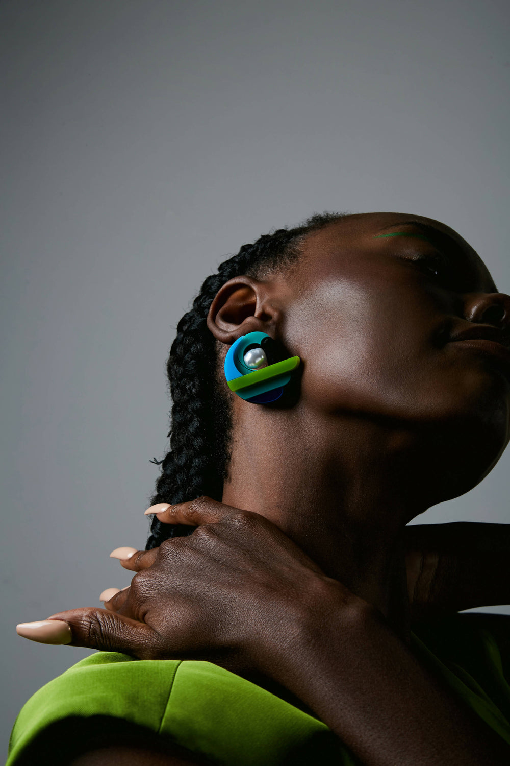 Forest Run Blue Earrings