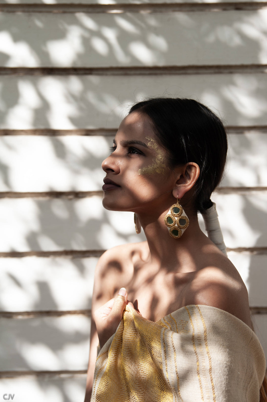 Geometrical Gold Earrings