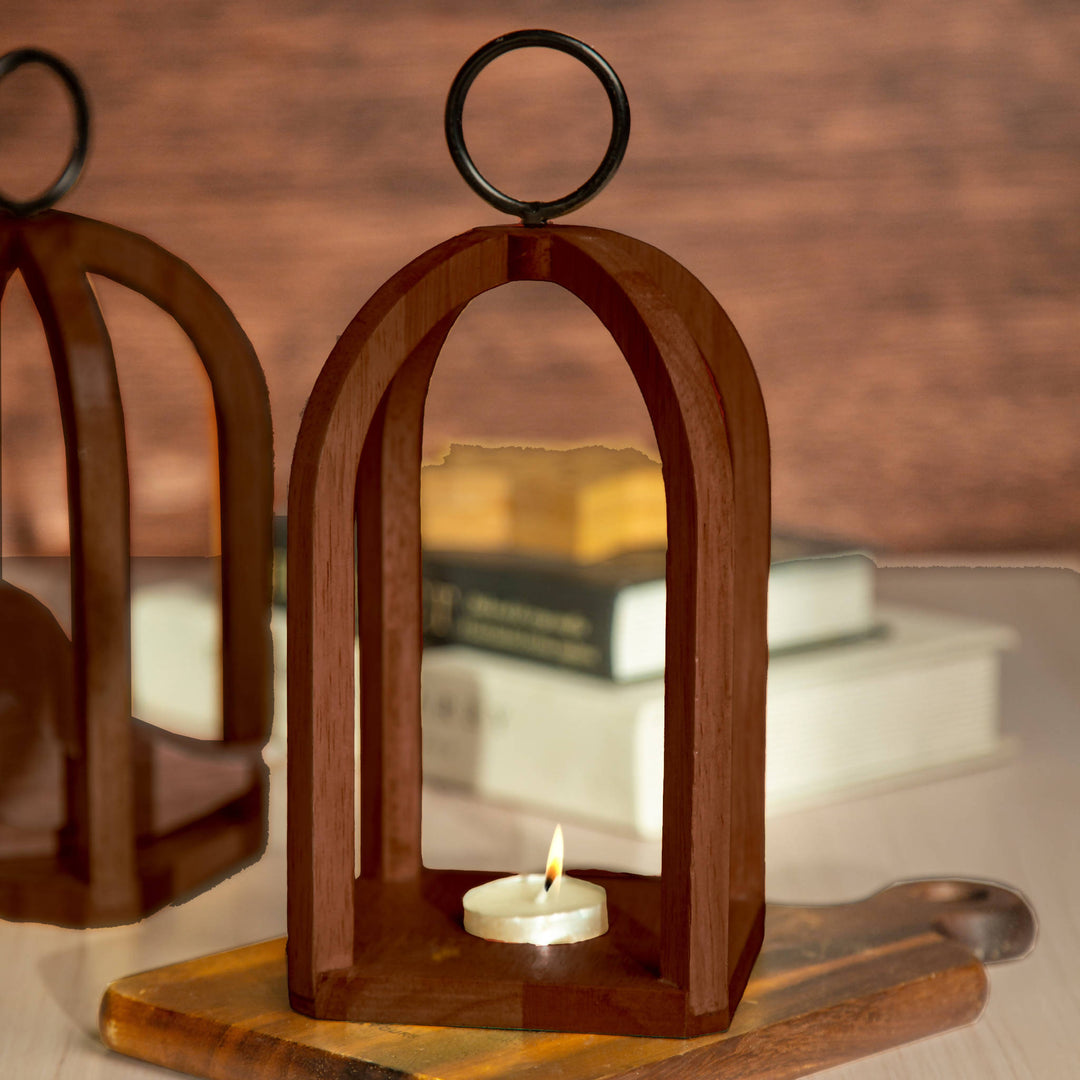 Tommer Wood Candle Holder