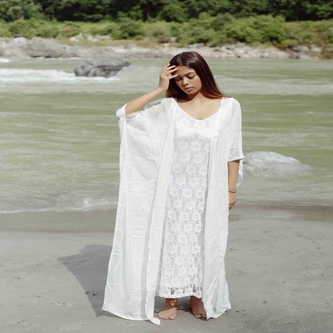 Slip Dress and Overlay Cabo