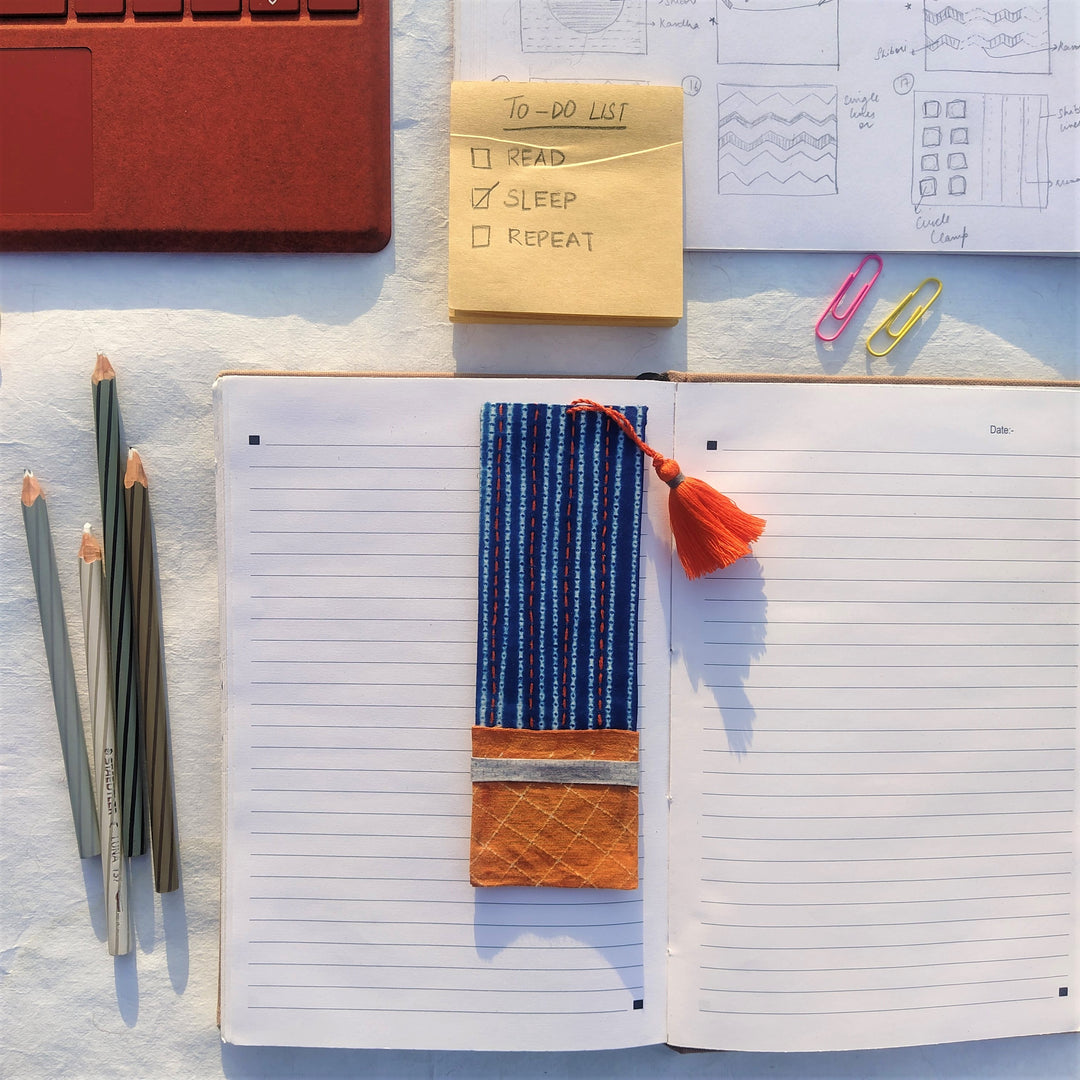 Bookmark - Indigo Lines