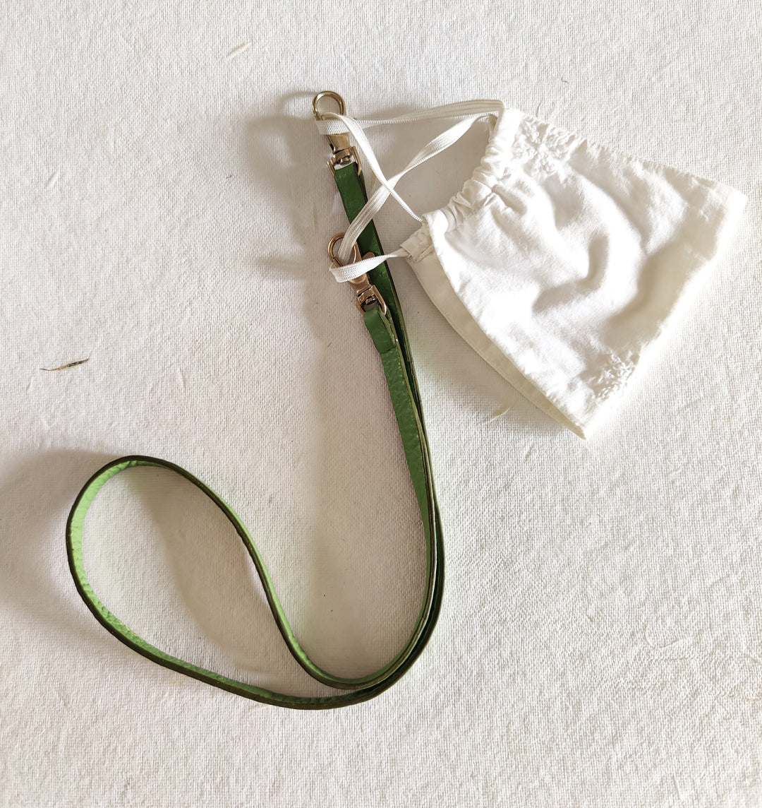 Green Leather Mask Chain