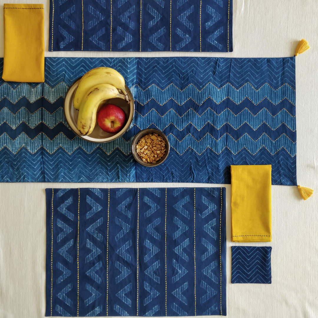 Table Linen Set - Midnight Blue