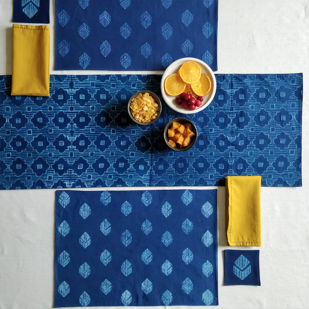 Table Linen Set - Misty Moonlight
