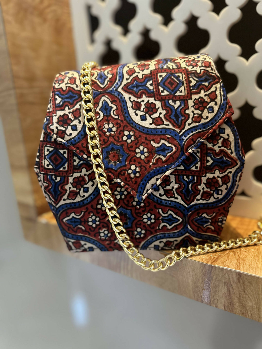 Printed Upcycle Clutch