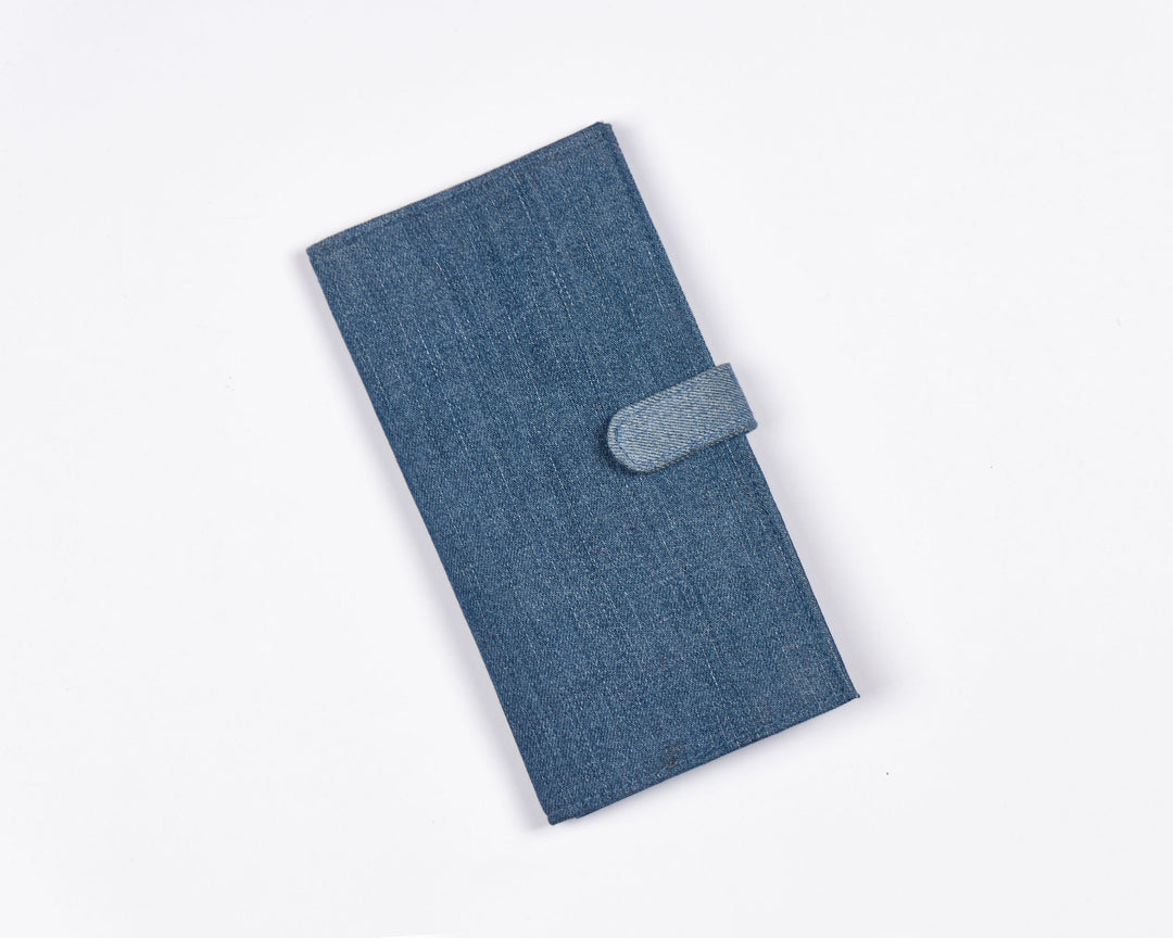 Denim Itinerary Wallet