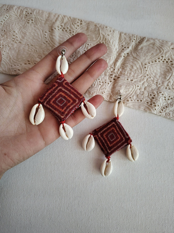 Upcycled Fabric Earrings