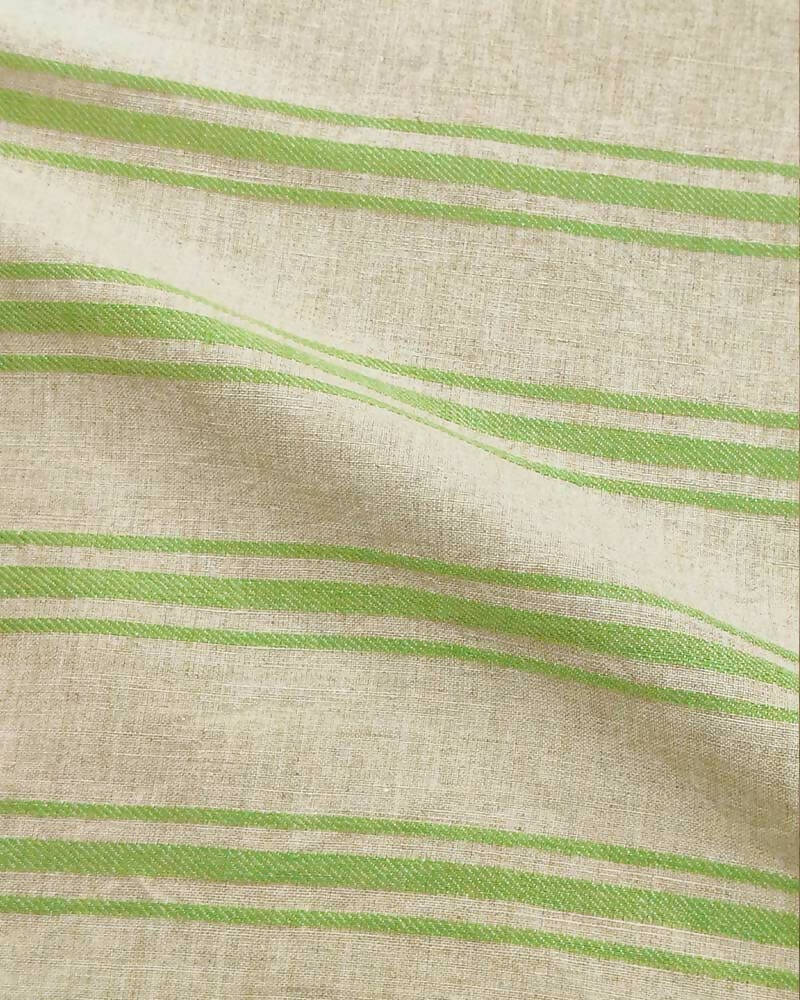 Unisex Striped Linen Jumpsuit